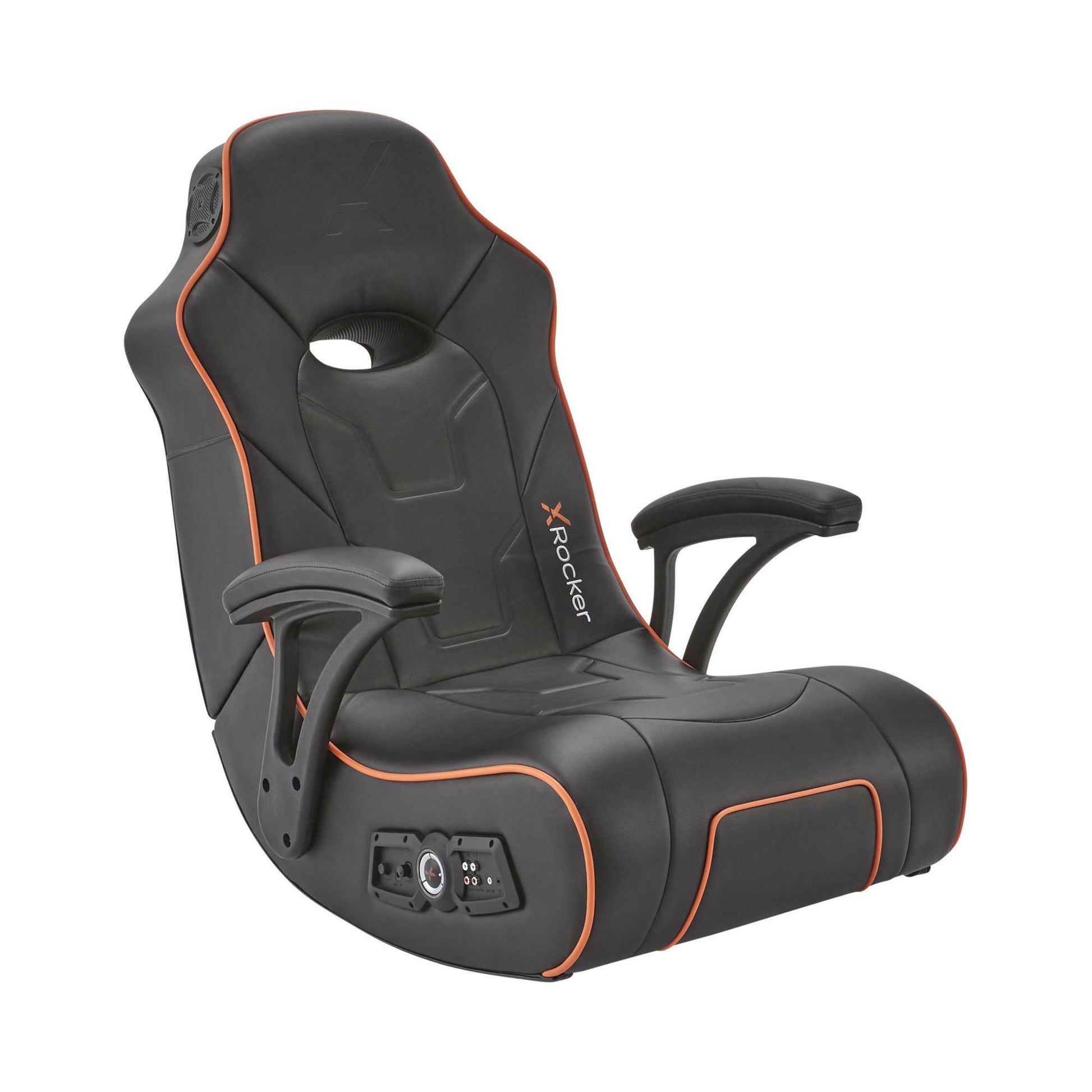 X Rocker G-Force 2.1 Gaming Sessel für Kinder, Schwarz.