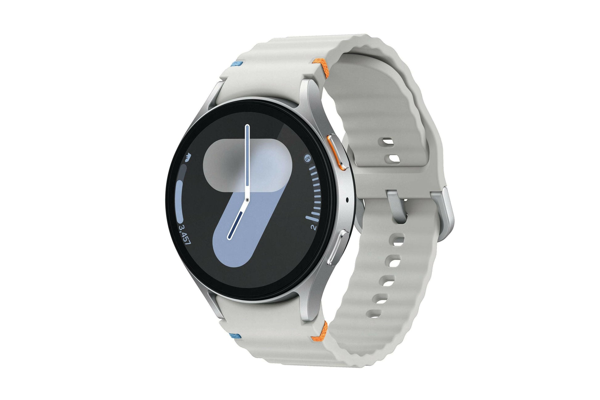 Samsung Galaxy Watch7 BT 44mm Silver Smartwatch AI Features.