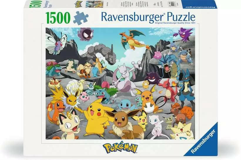 Ravensburger 1500 Teile Pokémon Classics Puzzle - Für.