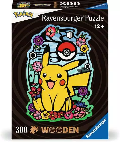 Ravensburger Pikachu Puzzle - 300 Teile Holzpuzzle.
