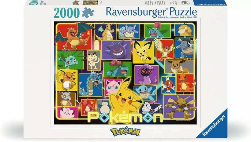 Ravensburger Puzzle - Leuchtende Pokémon - 2000 Teile - ab.