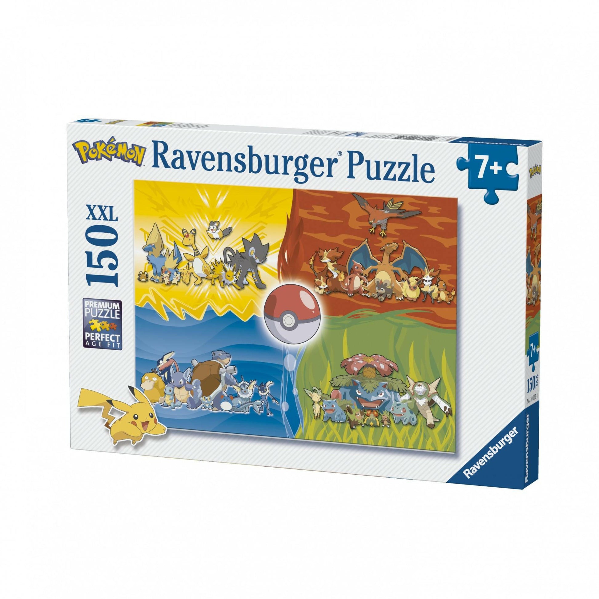 Ravensburger Pokémon Typen Puzzle - 150 Teile XXL | Kinder.