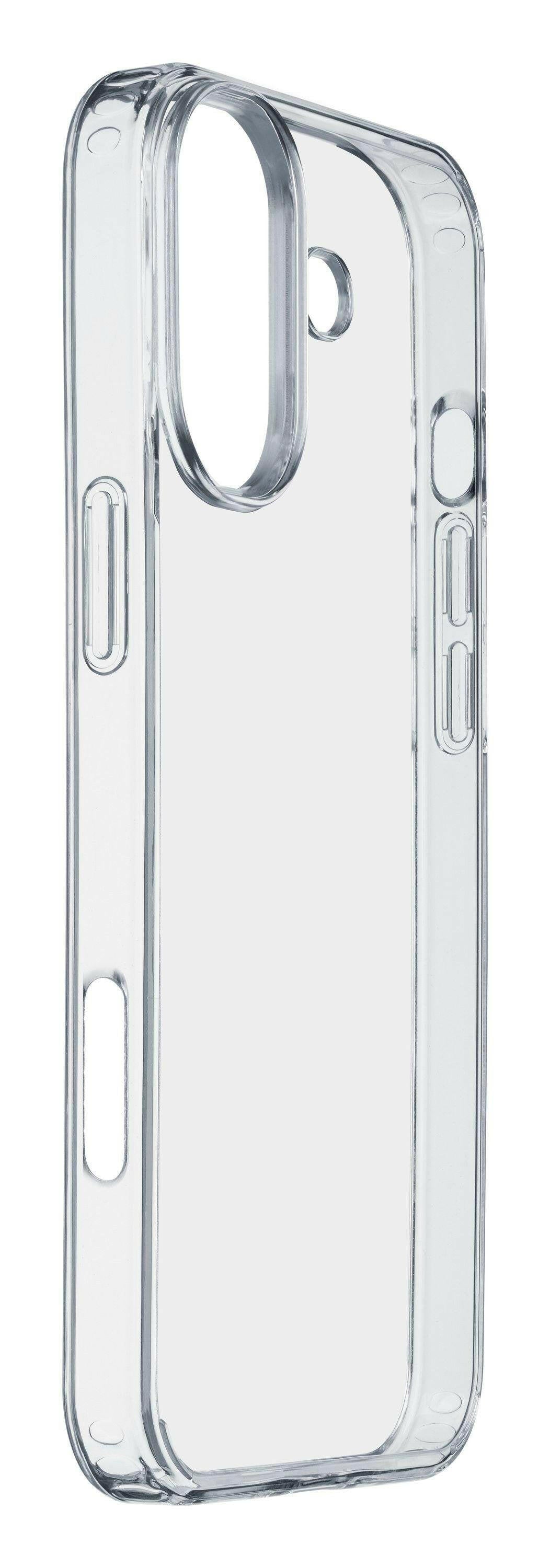 Cellularline Clear Case für iPhone 16 - Transparent, PU.