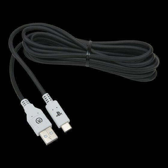 PowerA USB-C Ladekabel für PS5, 3m Schwarz.