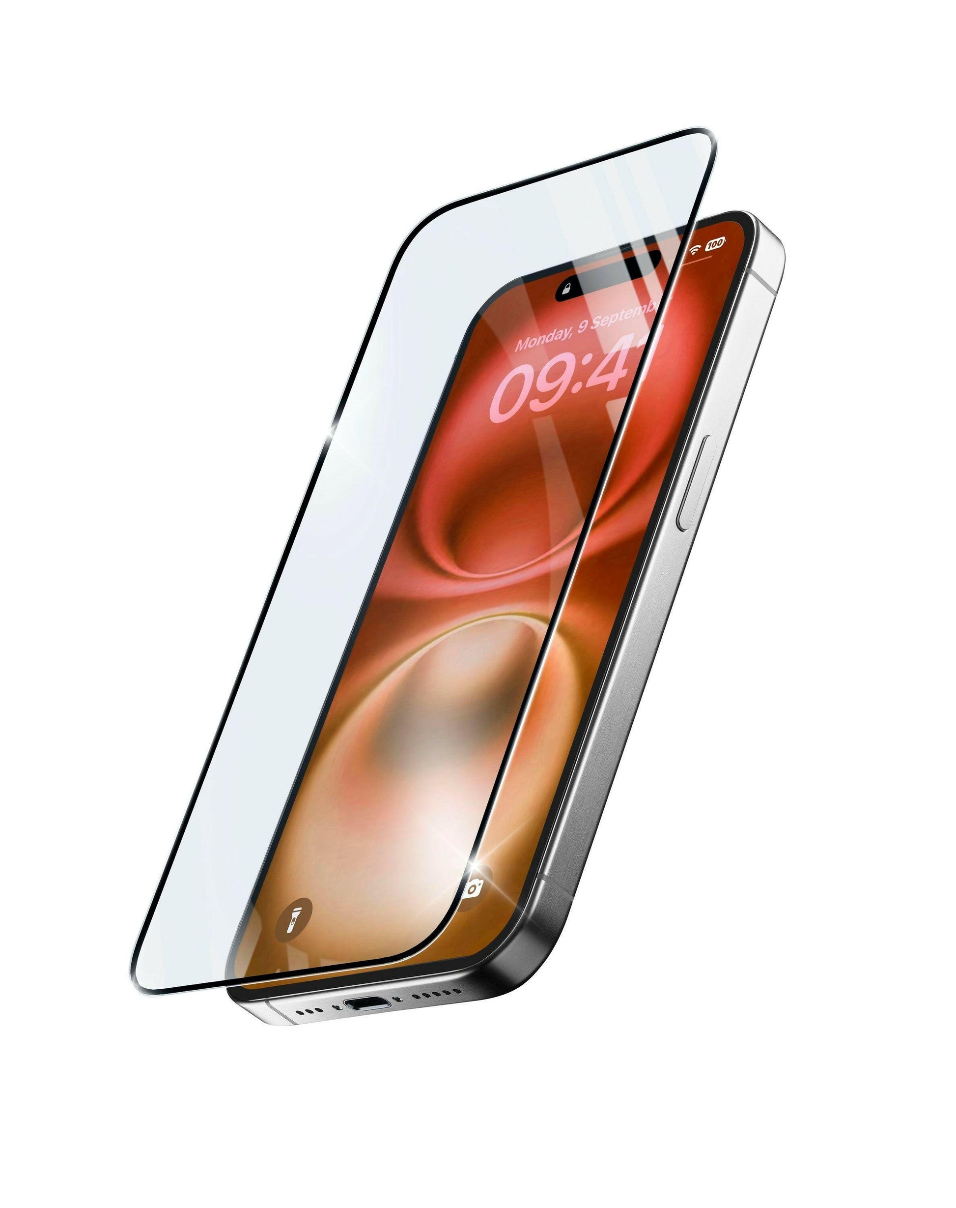 Cellularline Xtreme Glass iPhone 16 Schutzglas klar 1 Stück.