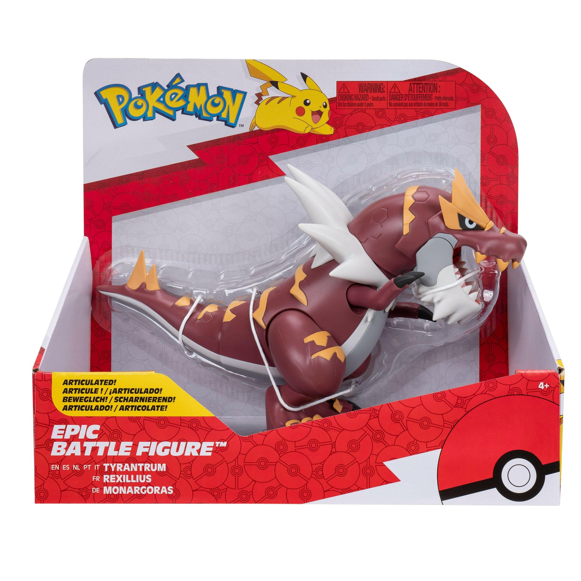 Pokémon Monargoras 30 cm bewegliche Epic Battle Figur.