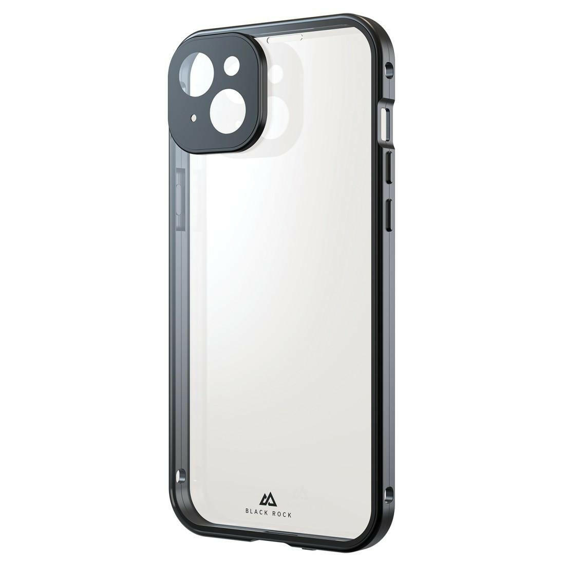 Black Rock iPhone 16 Plus Cover 360° Glass, Schwarz.