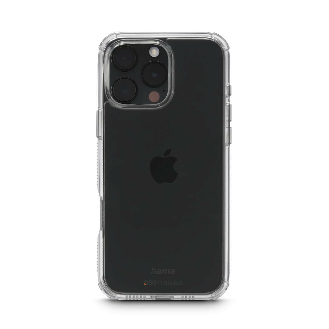 Hama Handyhülle iPhone 16 Pro Max Transparent Bumper.