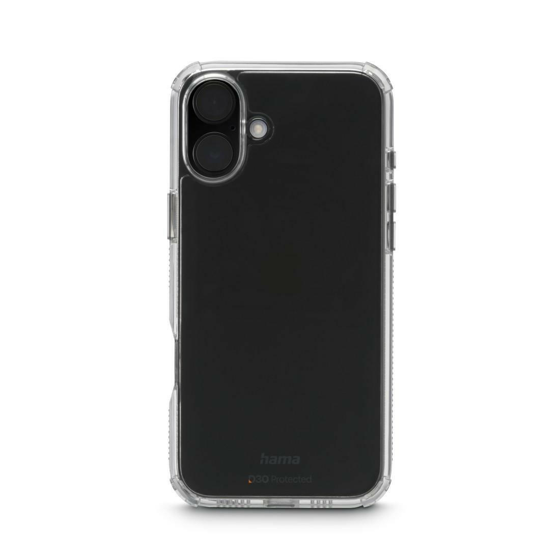 Hama Handyhülle Extreme Protect iPhone 16 Plus transparent.