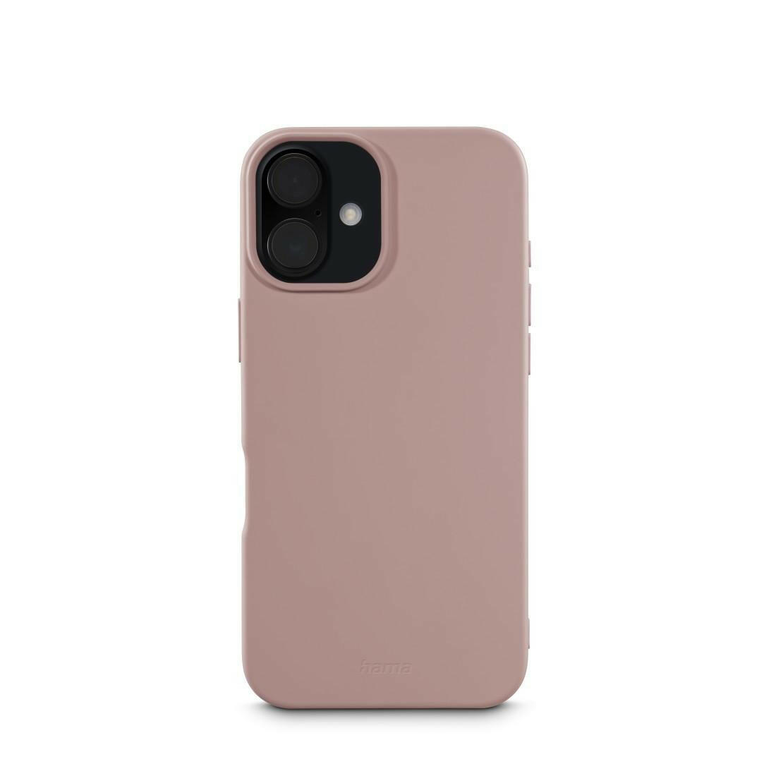 Hama MagCase Fantastic Feel Apple iPhone 16 Nude Schutzhülle.