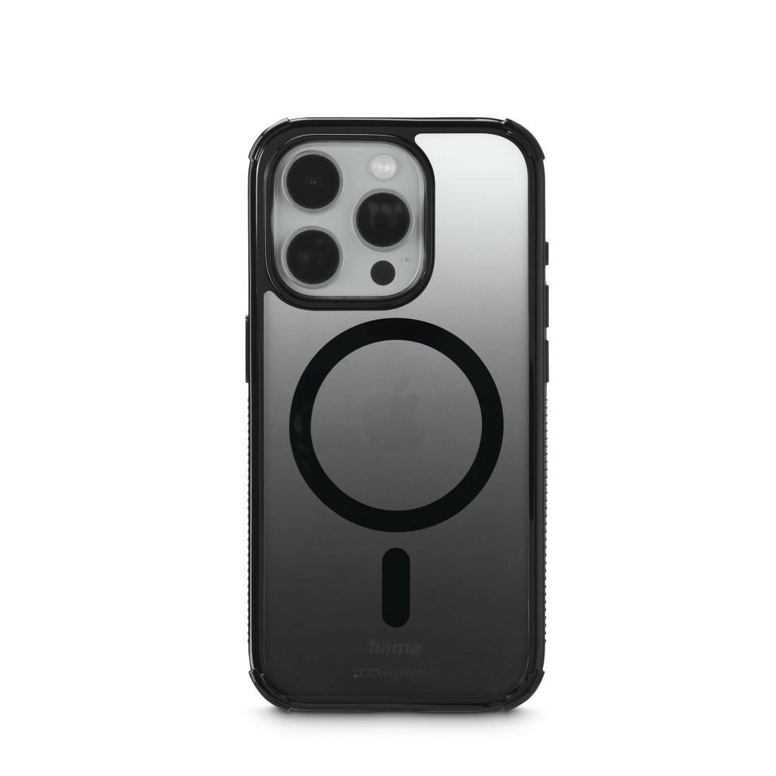 Hama Extreme Protect Handyhülle für iPhone 15 Pro, Schwarz.