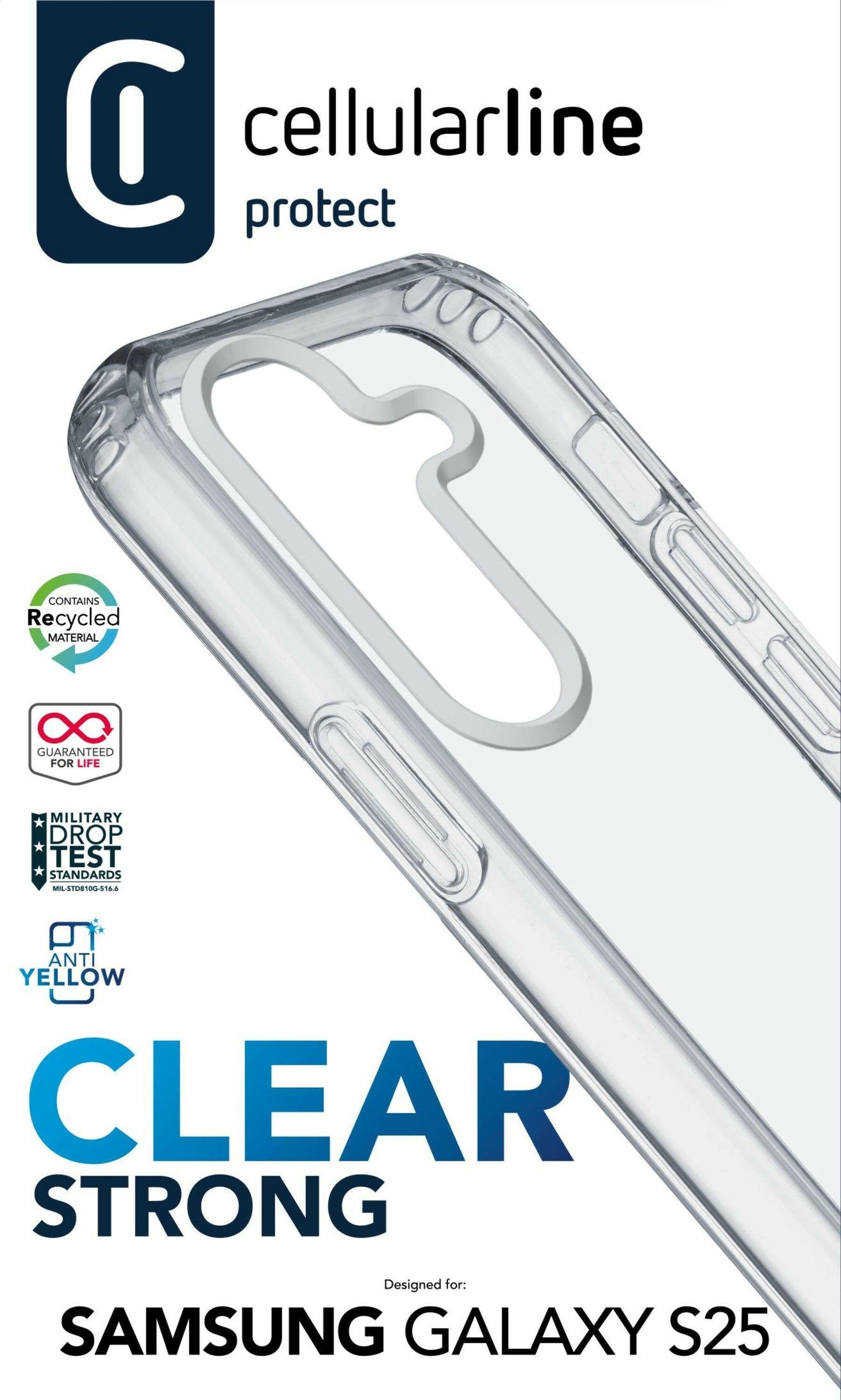 Cellularline Clear Case für Samsung.