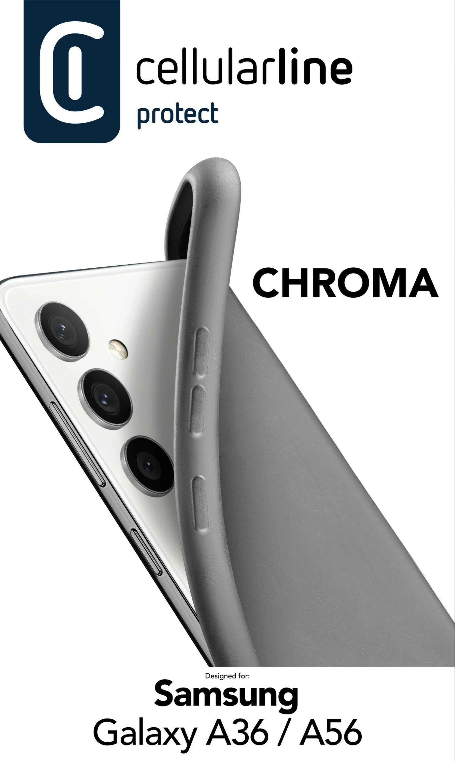 Cellularline Chroma Case für Samsung A36/A56 5G - Grau.