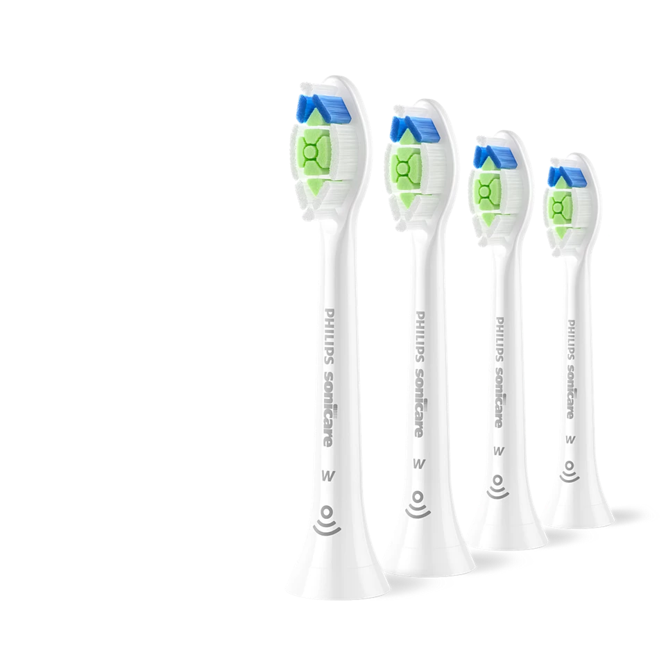 Philips Sonicare W2 Optimal White Bürstenköpfe, 4er-Pack.