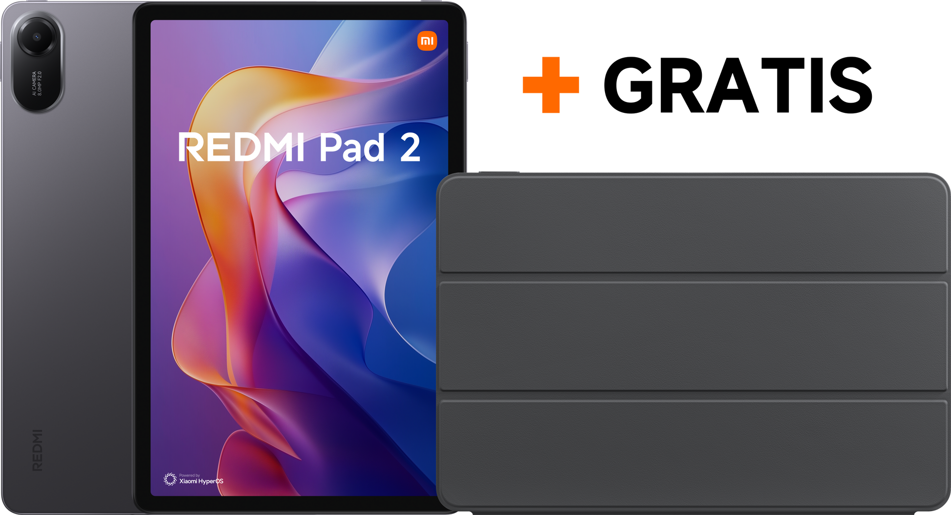 Xiaomi Redmi Pad 2 11" 128GB, 4GB RAM, Graphite Gray.