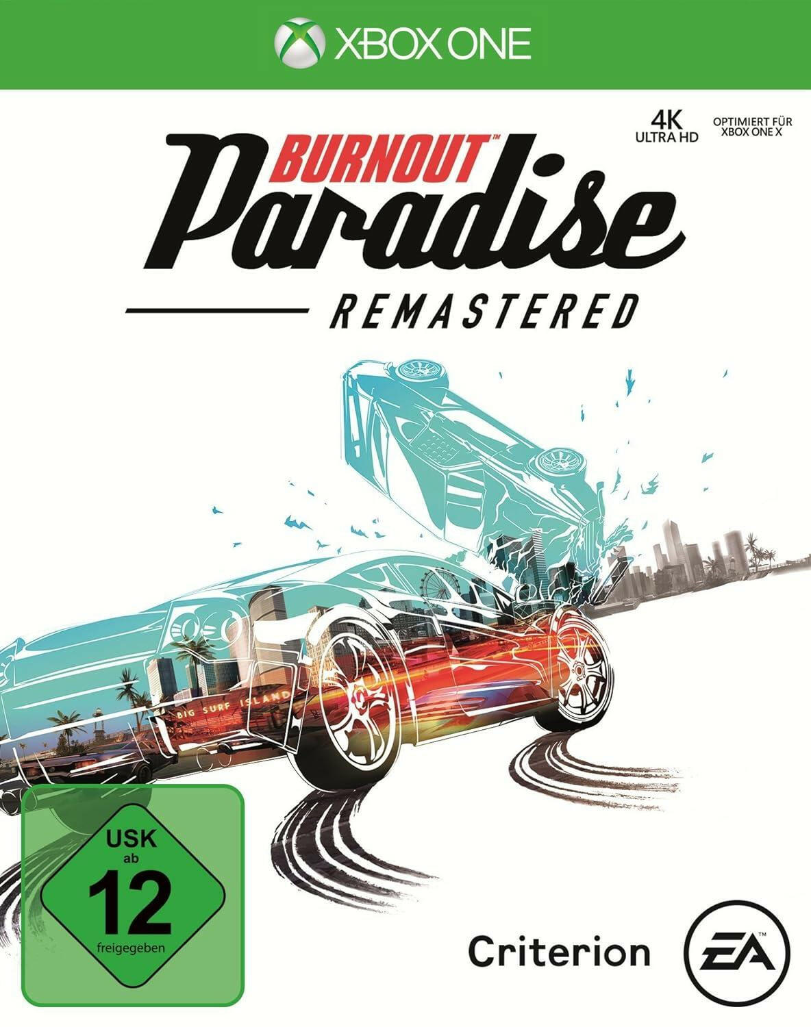Burnout Paradise Remaster - Xbox One Rennspiel, ab 12 Jahren.