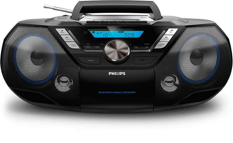 Philips AZB798T/12 CD-Soundmaschine mit Bluetooth, DAB+, USB.