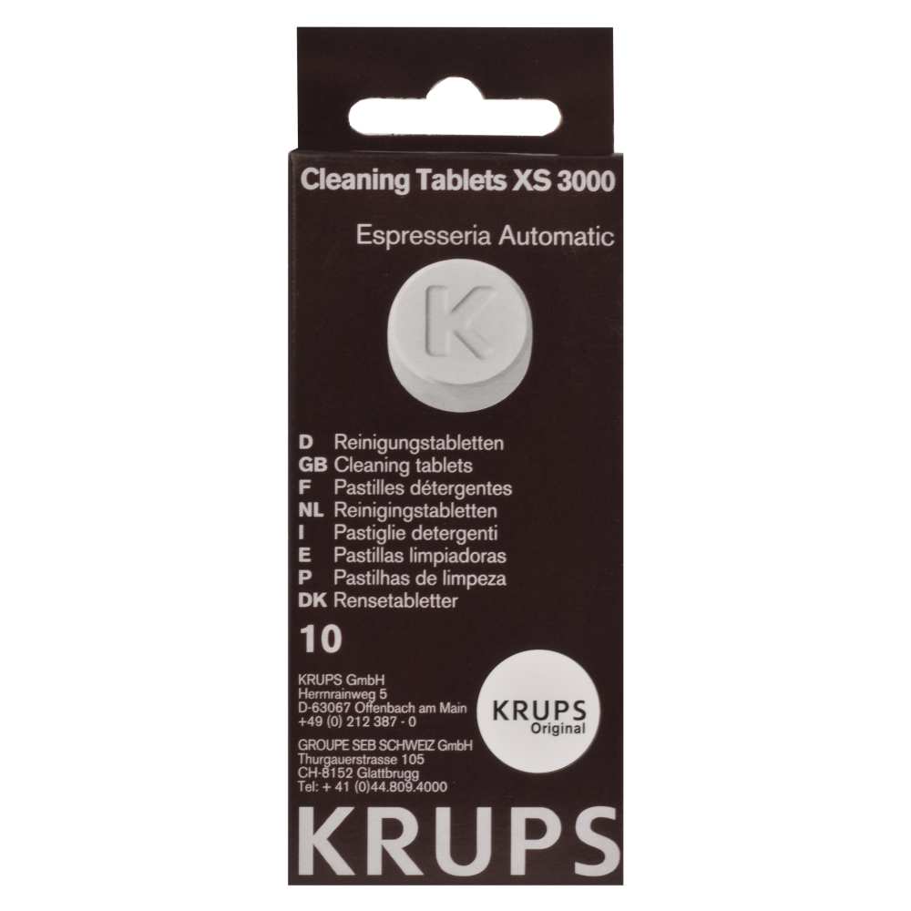 KRUPS XS 3000 Reinigungstabletten 10 Stück für.