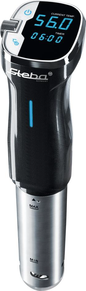 Steba Sous-Vide Garer SV 50, Edelstahl, 90°C, LCD-Display.