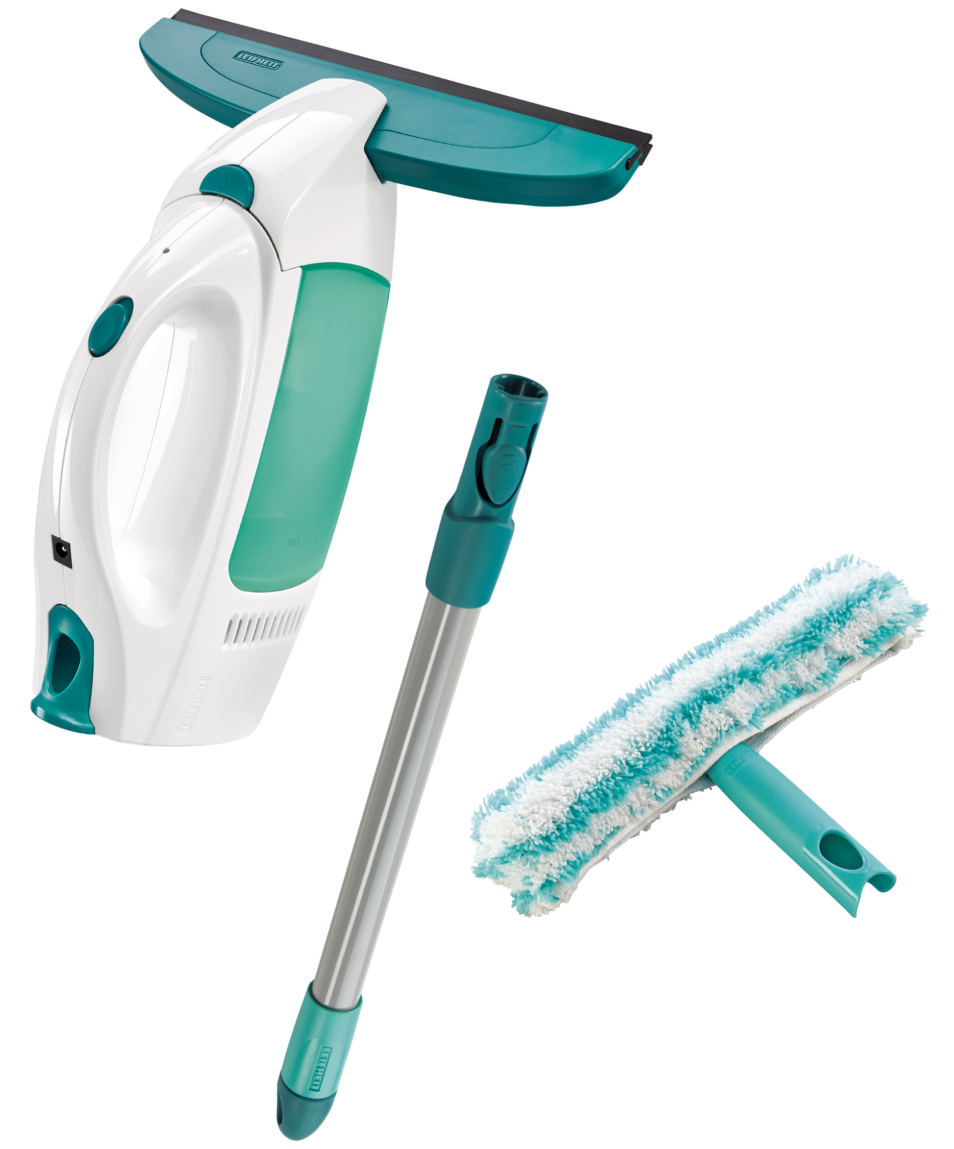 Leifheit Fenstersauger Set Dry&Clean mit Stiel.