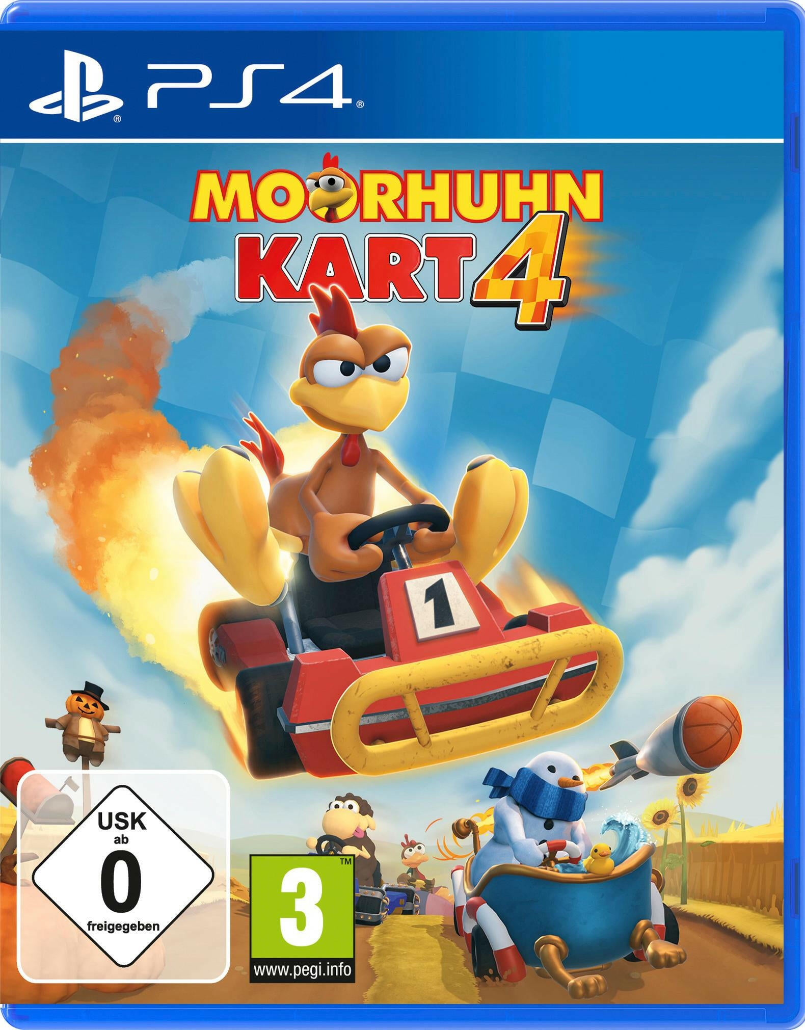 Moorhuhn Kart 4 PS4-Spiel | Simulation | USK: Ohne.