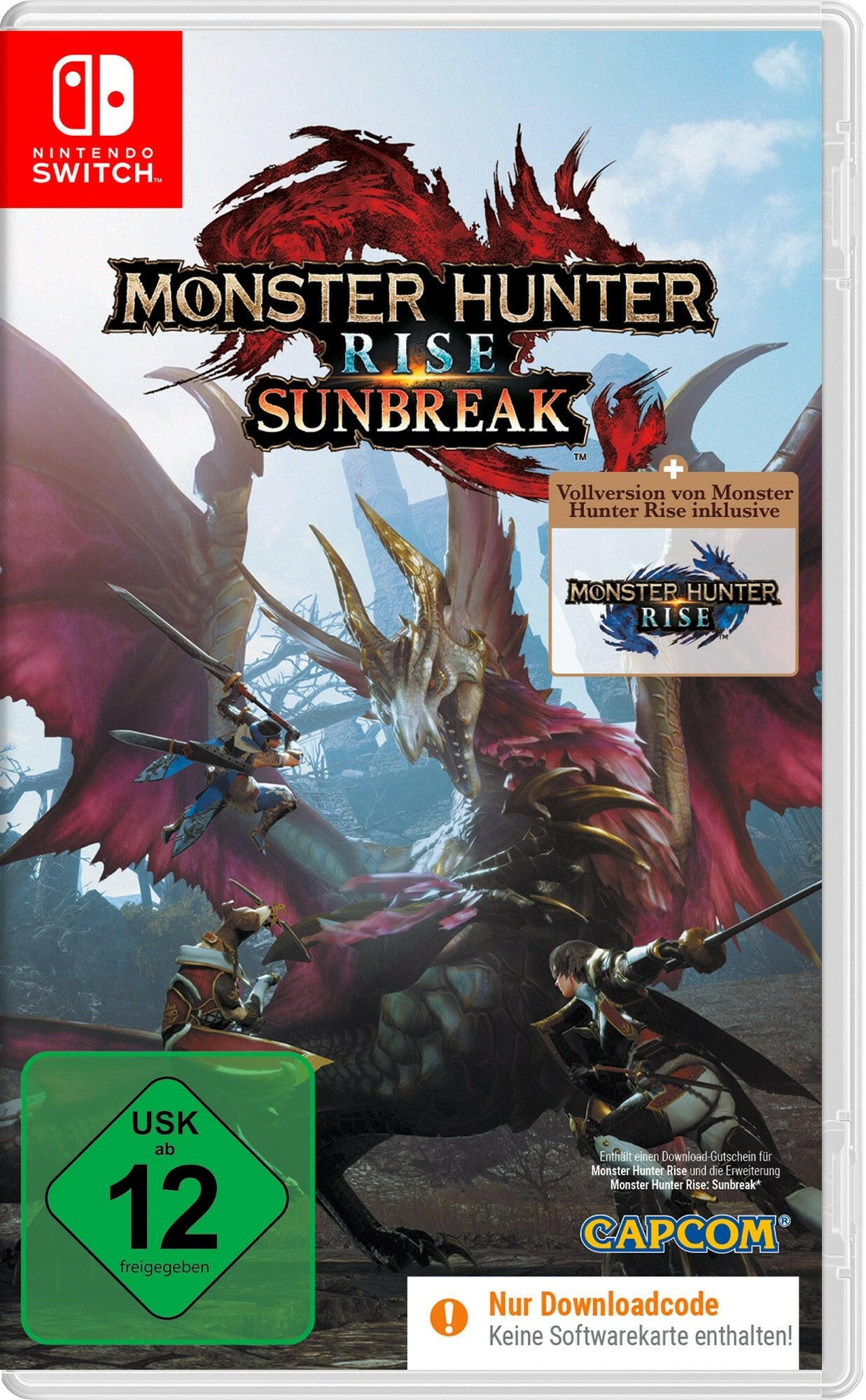 Monster Hunter Rise: Sunbreak Nintendo Switch Action-RPG.