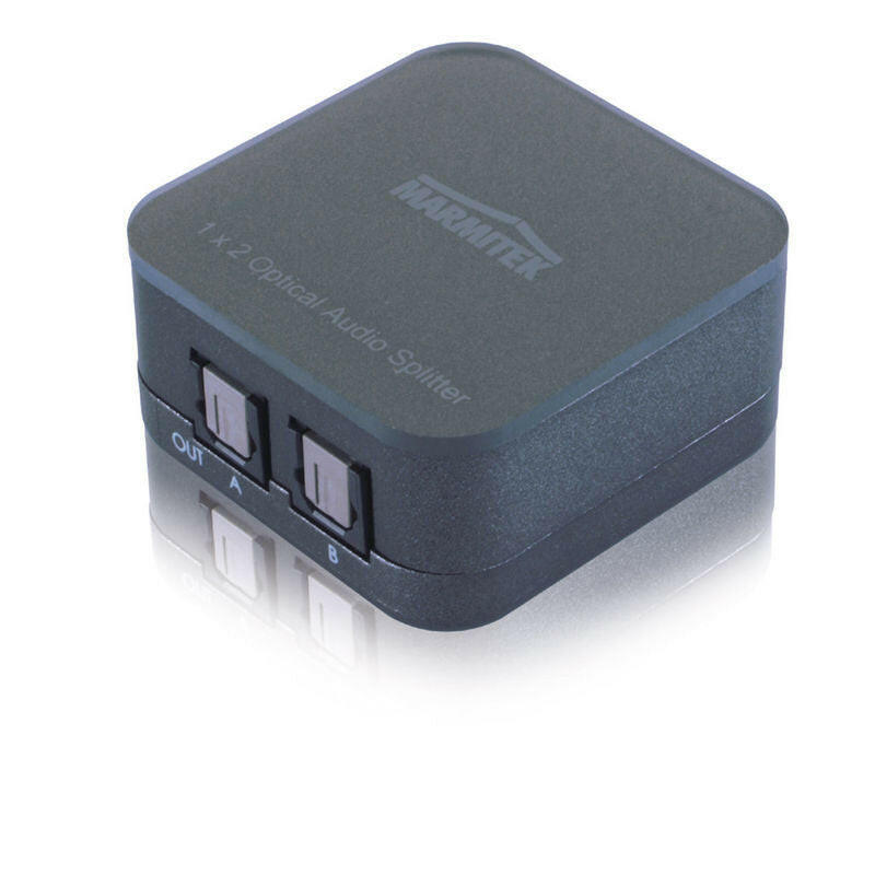 Marmitek Split TS12 Toslink Audio Splitter 1x2 192kHz DTS.