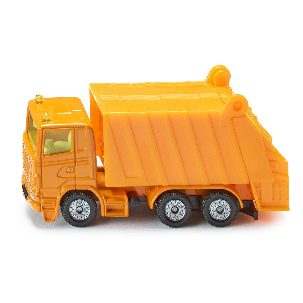 SIKU Müllwagen 0811 Orange 1:87 Metall/Kunststoff für Kinder.