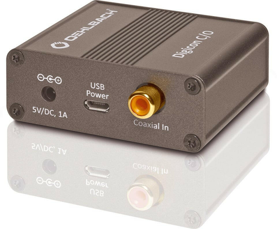 OEHLBACH Digicon C/O Digital Audio-Wandler, 24 Karat, Metall.