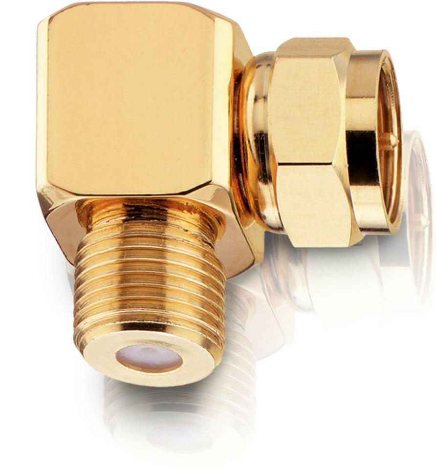 OEHLBACH Adapter F-AD 90 Winkeladapter 2St - Full HD - 24K.