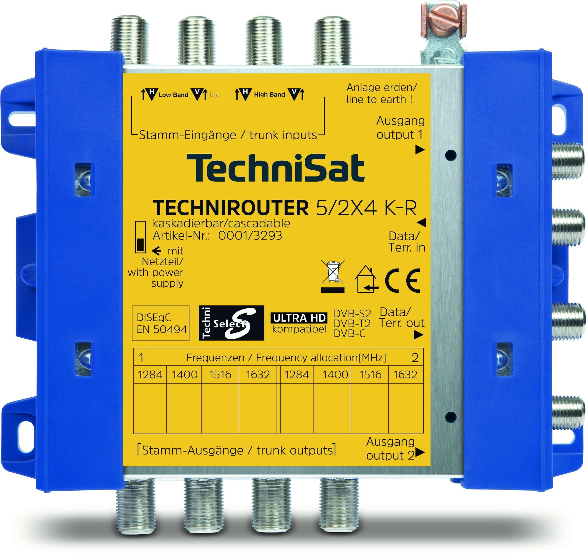 TechniSat TECHNIROUTER 5/2x4 K-R - Rückkanal-tauglich.