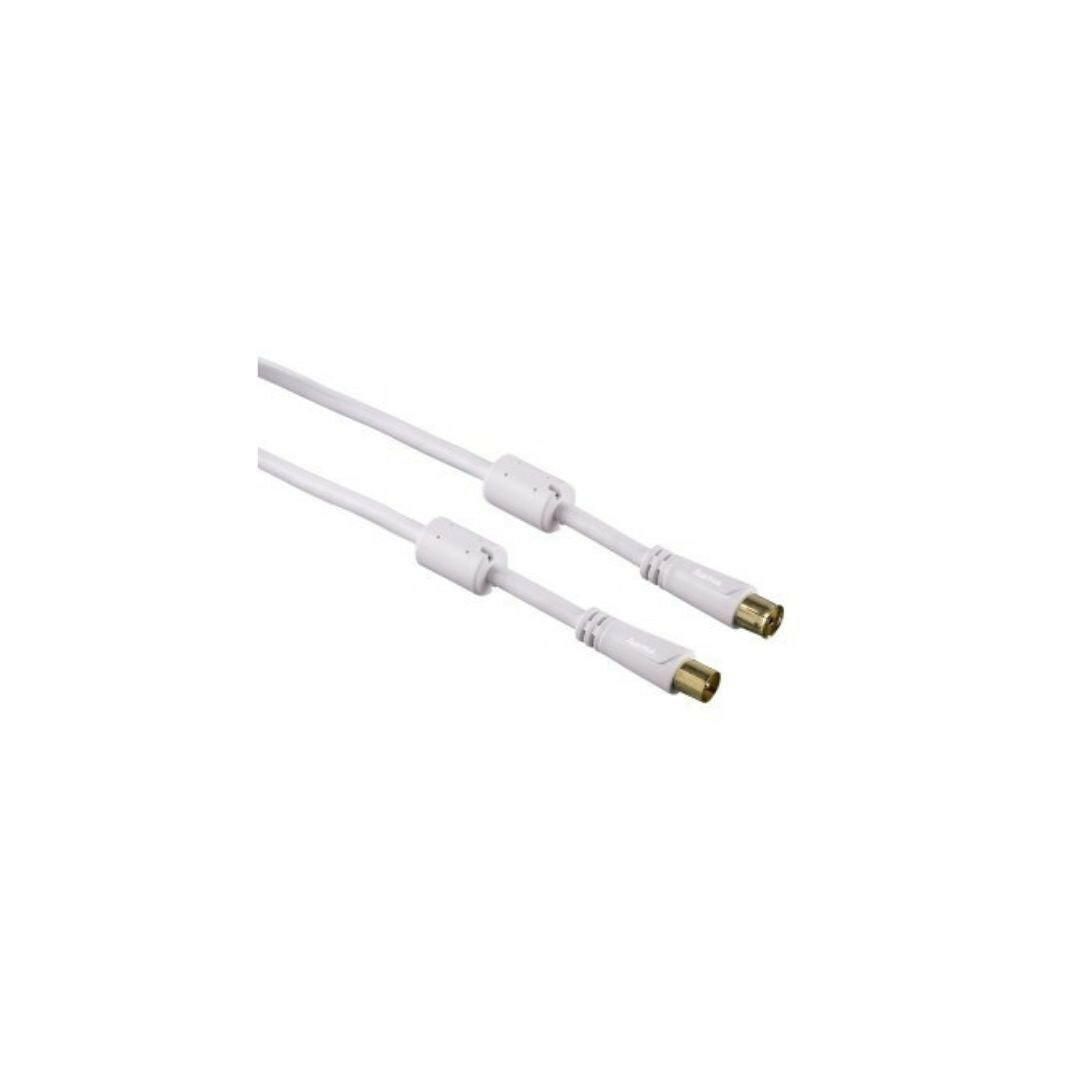Hama Koaxialkabel 3m, vergoldet, 100 dB, 00122413.