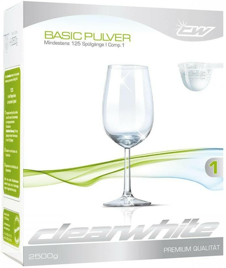 Clearwhite Basic Pulver 2,5 kg für Geschirrspüler – Top.