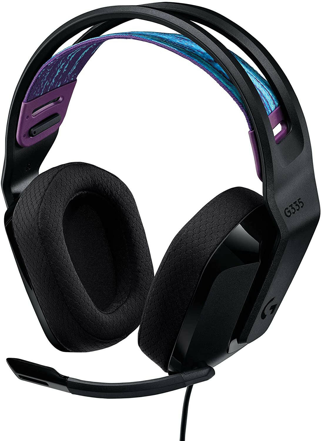 Logitech G335 Gaming-Headset schwarz, leicht & kabelgebunden.