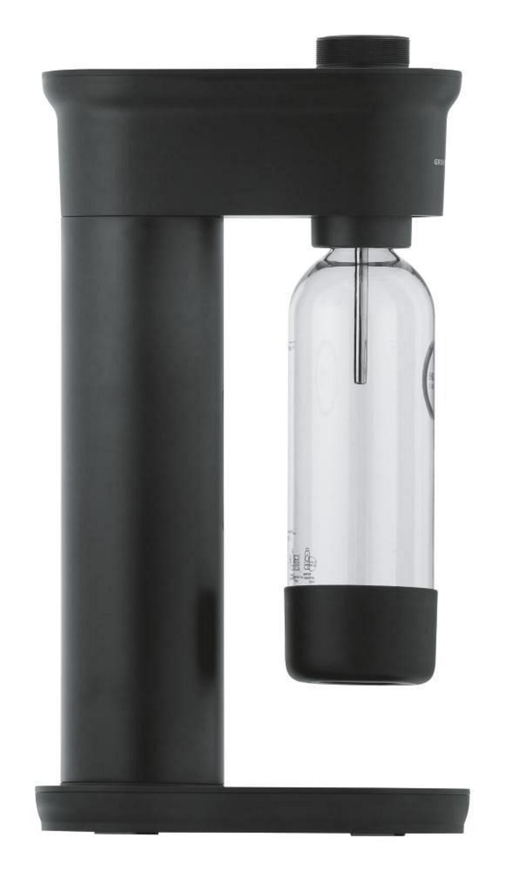 Grohe Blue Fizz Advanced Starter Set schwarz Trinkwassersprudler (1 x Trinkflasche, 1 x CO2) - TRONYQ