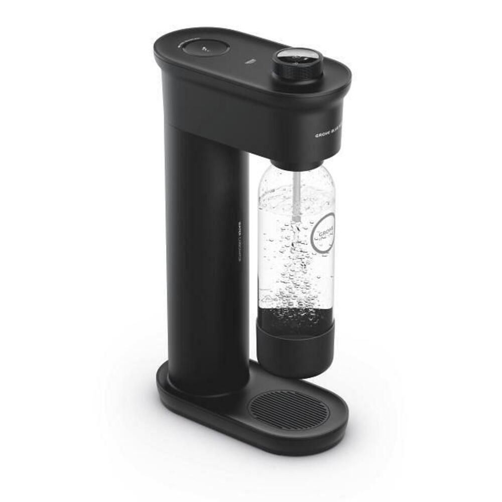 Grohe Blue Fizz Advanced Starter Set schwarz Trinkwassersprudler (1 x Trinkflasche, 1 x CO2) - TRONYQ