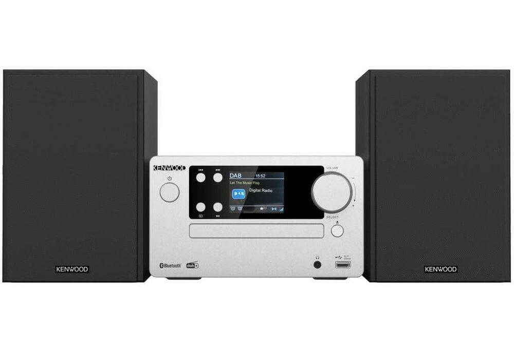 Kenwood M-725DAB-S Stereoanlage mit DAB+, Bluetooth 5.0.