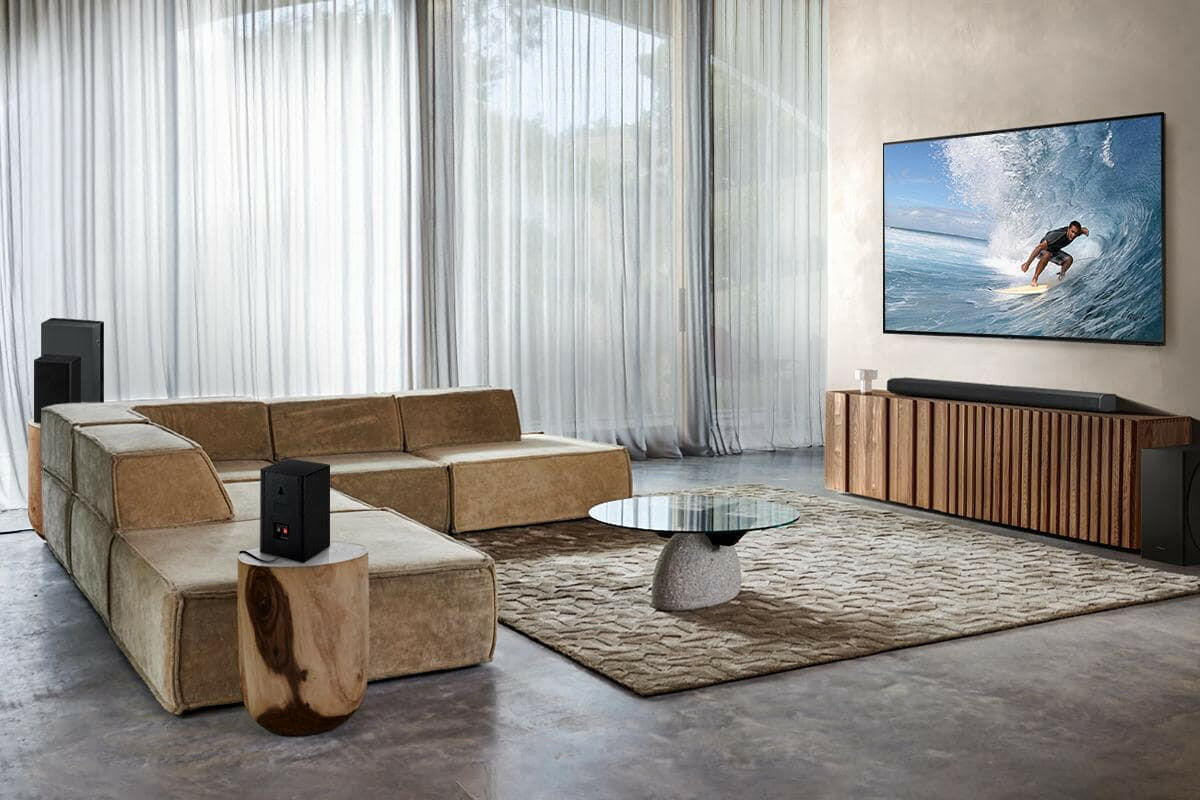 Samsung HW-Q800A/ZG Soundbar 3.1.2 mit Subwoofer, 330W.