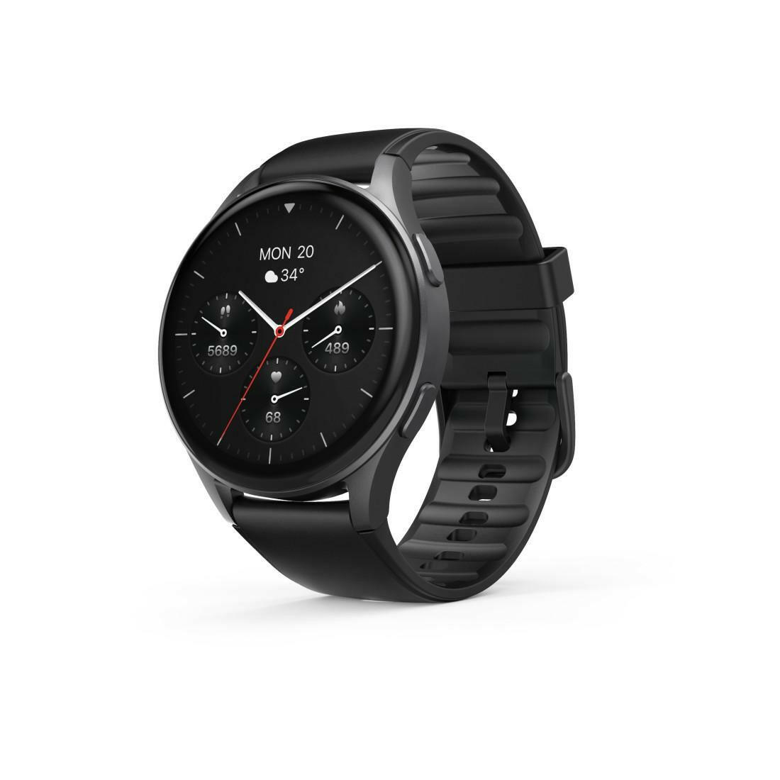 Hama Smartwatch 8900, GPS, IP68, AMOLED, schwarz.