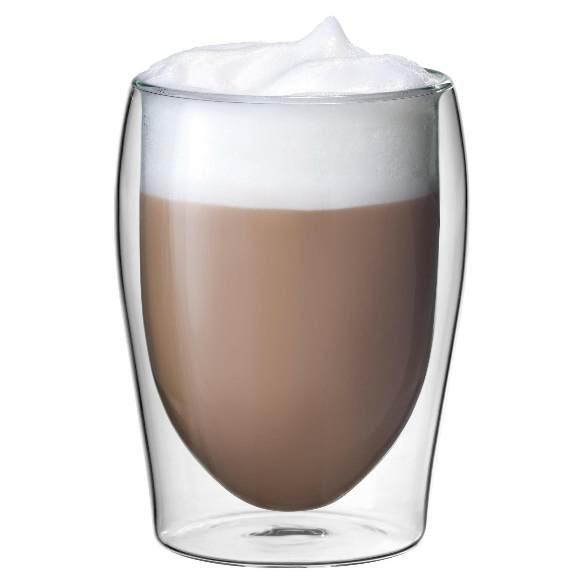 SCANPART Thermo Cappuccinoglas, 2er Set, doppelwandig.