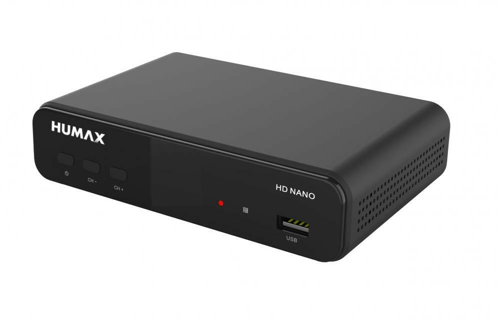 Humax HD Nano SAT-Receiver – HD/SD, Dolby Digital, HDMI.