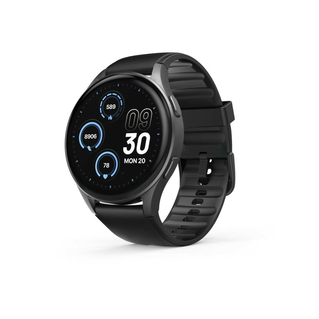 Hama Smartwatch 8900, GPS, IP68, AMOLED, schwarz.