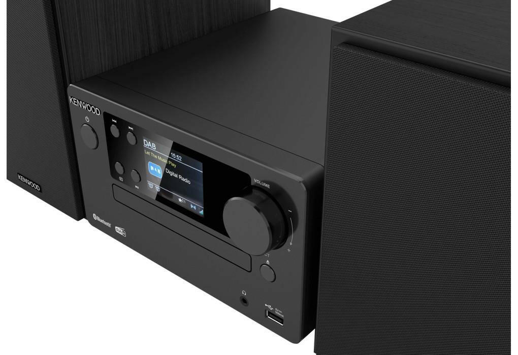 Kenwood M-725DAB-B Stereoanlage mit Bluetooth & CD.