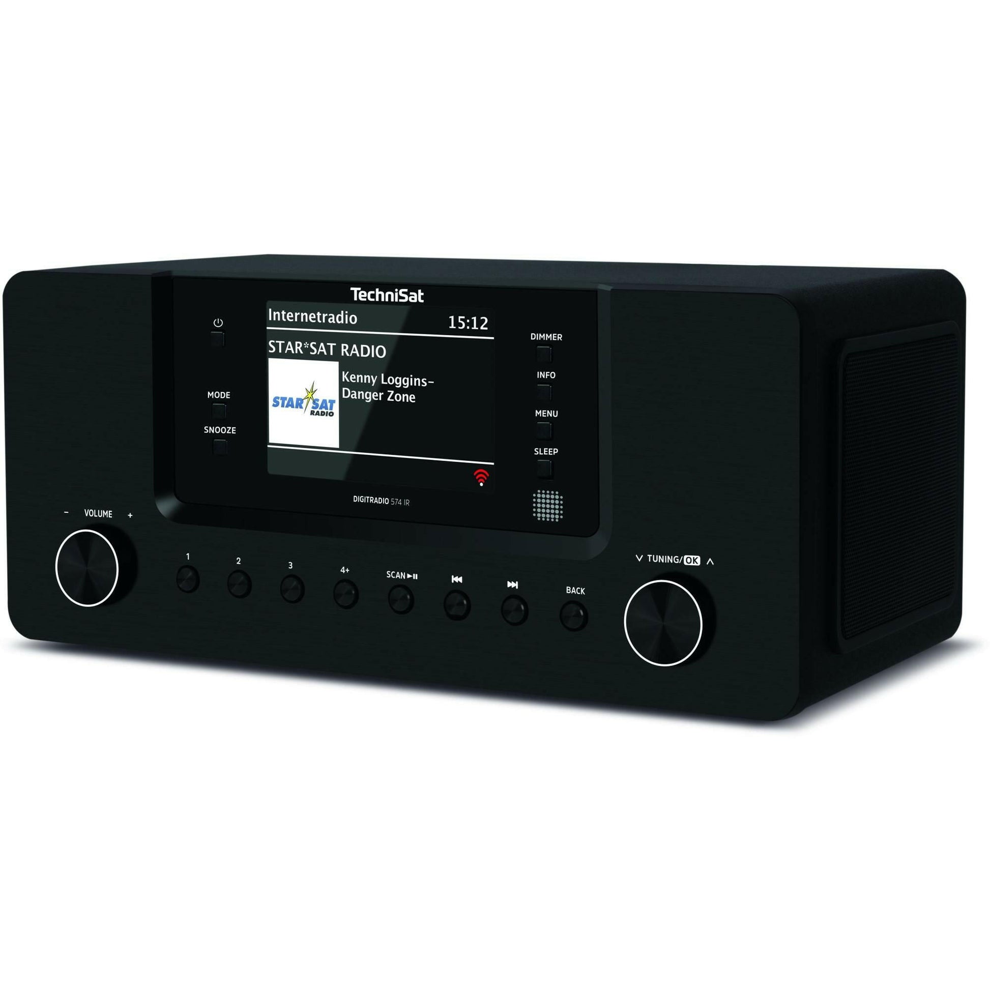 TechniSat DigitRadio 574 Schwarz DAB+ Radio mit Bluetooth.