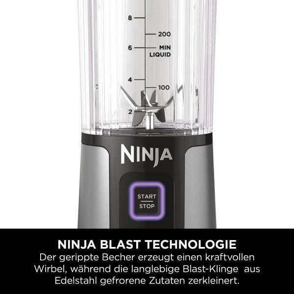 Ninja BC151EUBK Standmixer – Tragbar, Kabellos, 530ml.