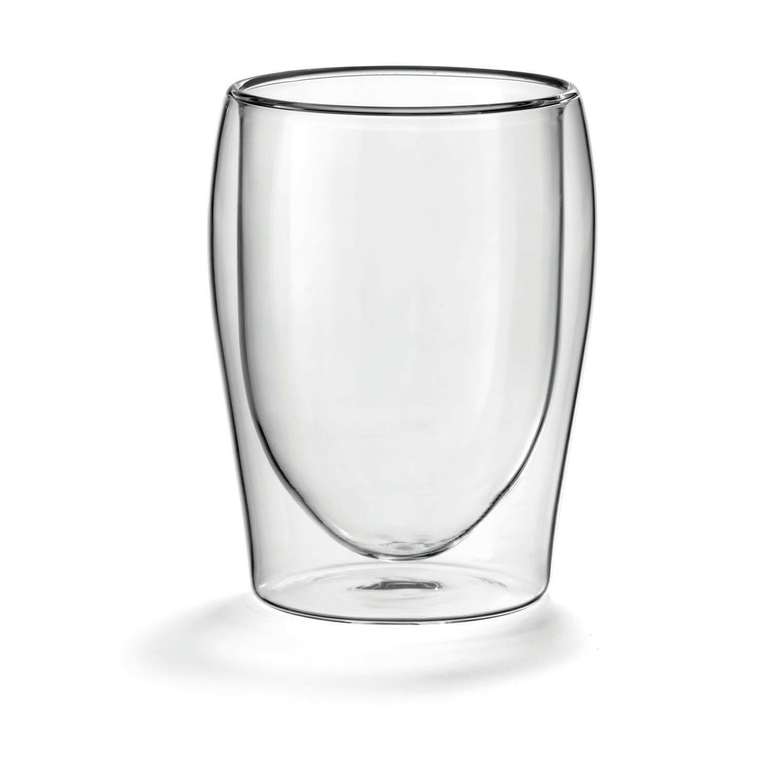 SCANPART Thermo Cappuccinoglas, 2er Set, doppelwandig.