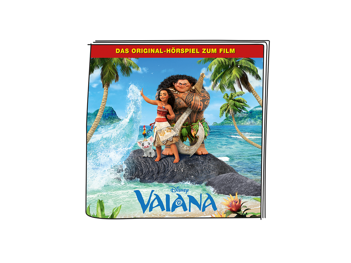 tonies Disneys Vaiana Hörfigur für Toniebox, ab 4 Jahren.