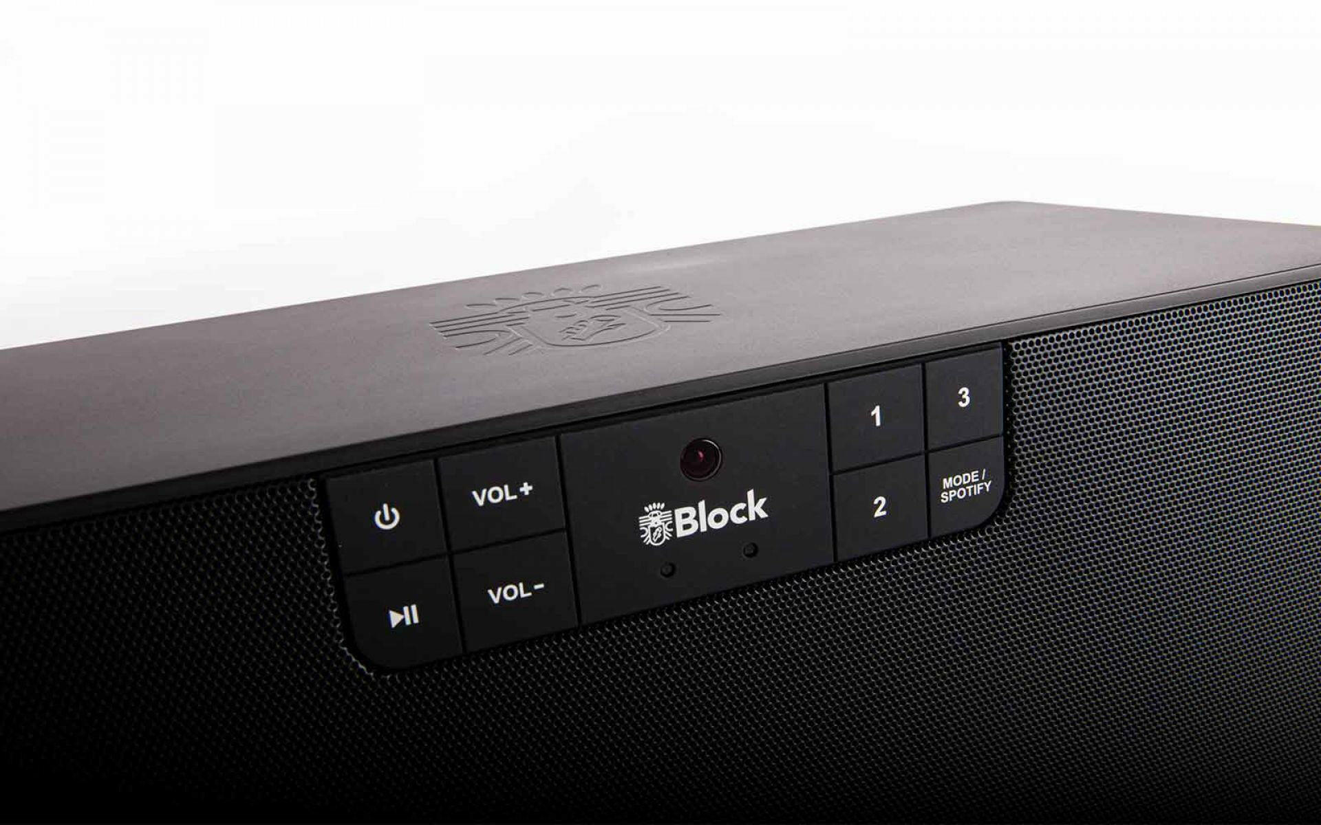 Block C schwarz Streaming-Lautsprecher mit Alexa & Multiroom.
