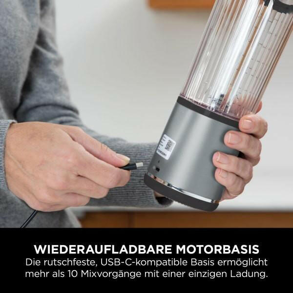 Ninja BC151EUBK Standmixer – Tragbar, Kabellos, 530ml.