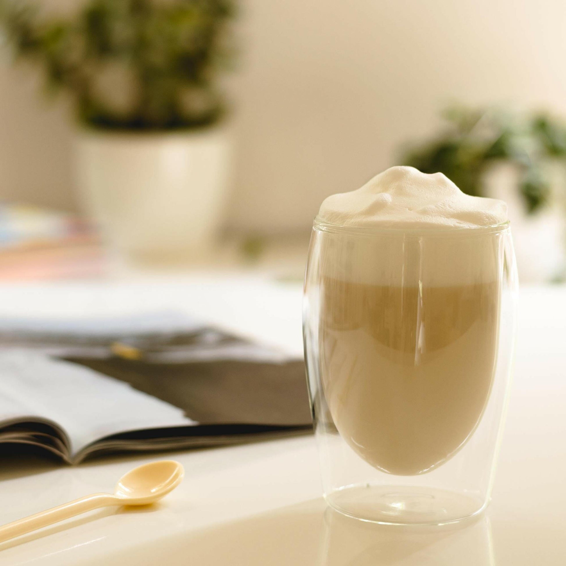 SCANPART Thermo Cappuccinoglas, 2er Set, doppelwandig.